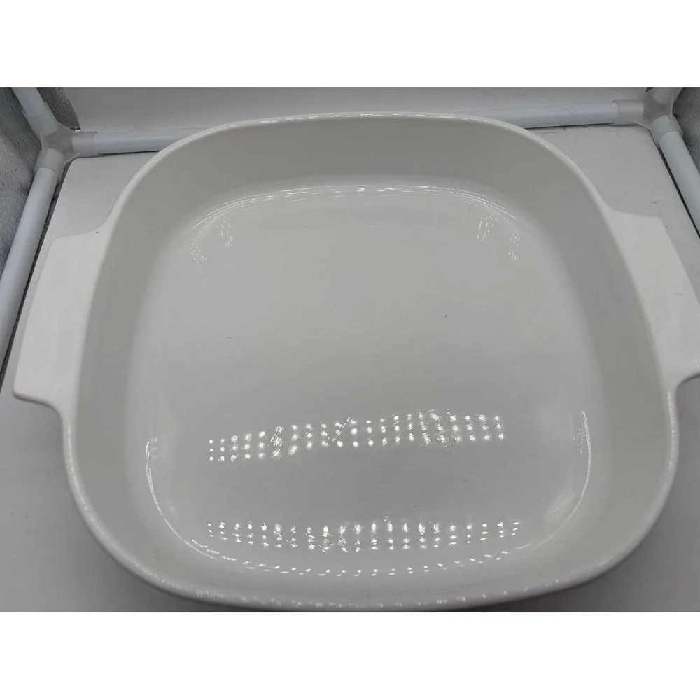 VTG CorningWare Shadow Iris Casserole Dish No Lid Made In USA
